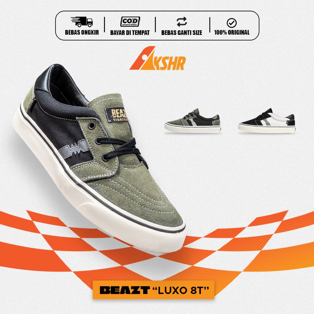 BEAZT SEPATU SNEAKERS BEAZT LUXO 8T UNISEX PRIA WANITA