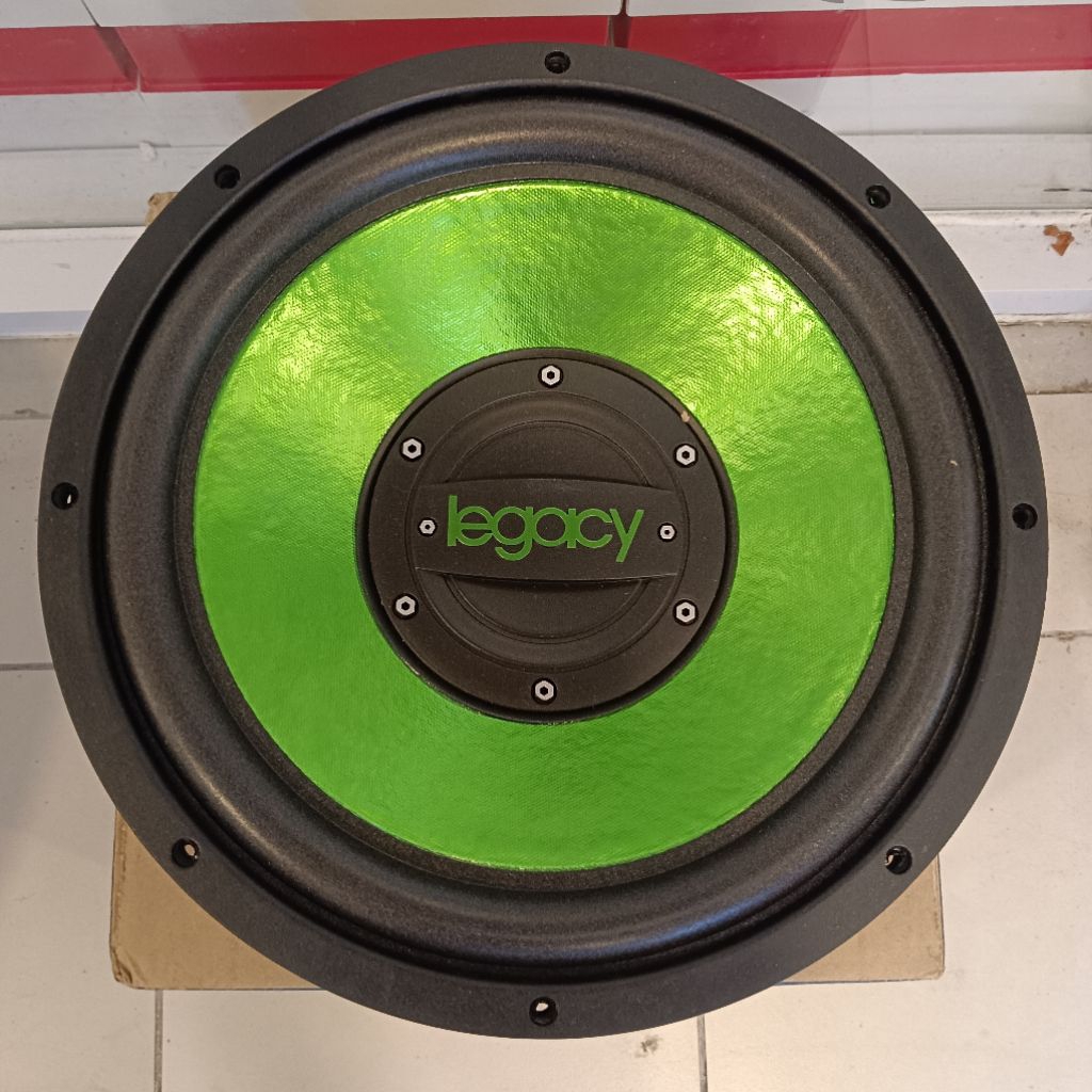 SPEAKER SUBWOOFER LEGACY 12" LG-1292-2 DOUBLE COIL (HIJAU)