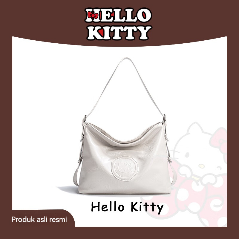 Zhens Store Bag - Original Tas Import Free Box Toe Bag Hello Kitty - White