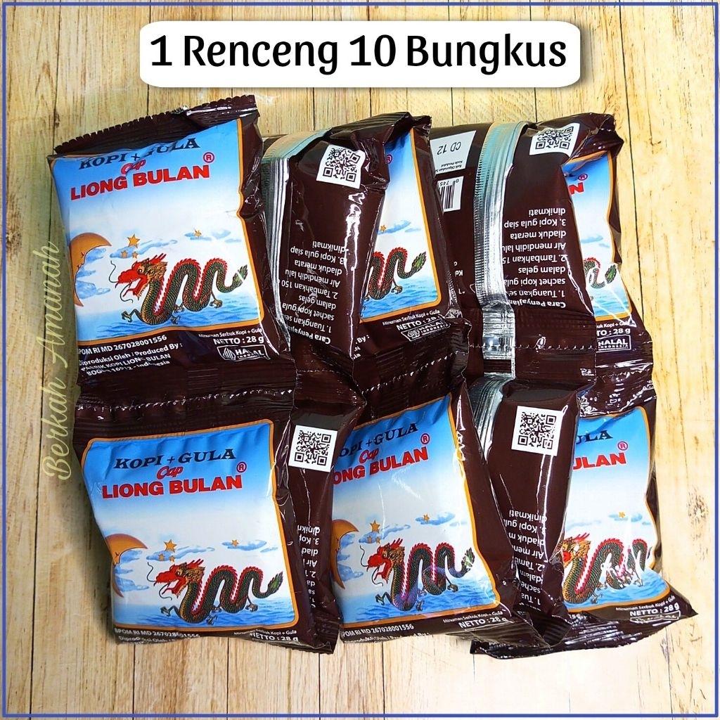 Kopi Liong Bulan/Kopi Liong isi (10) Saset