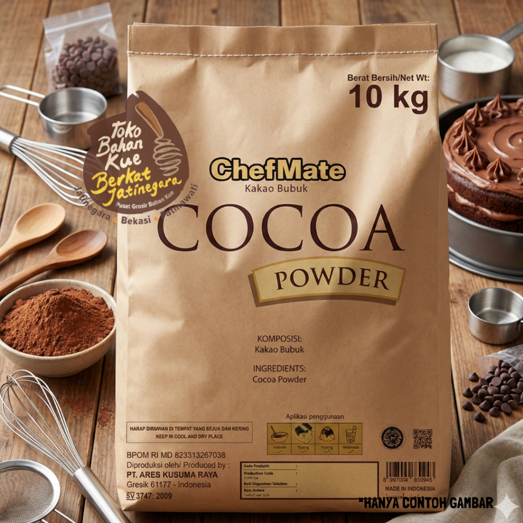 CHEFMATE COCOA POWDER / COKLAT BUBUK CHEFMATE 10 KG