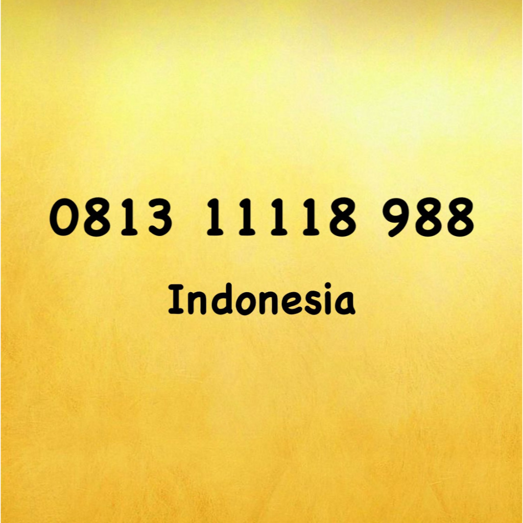 Nomor Cantik Simpati Urut Tangga - 8988 - 1111 - 0813 11118 988