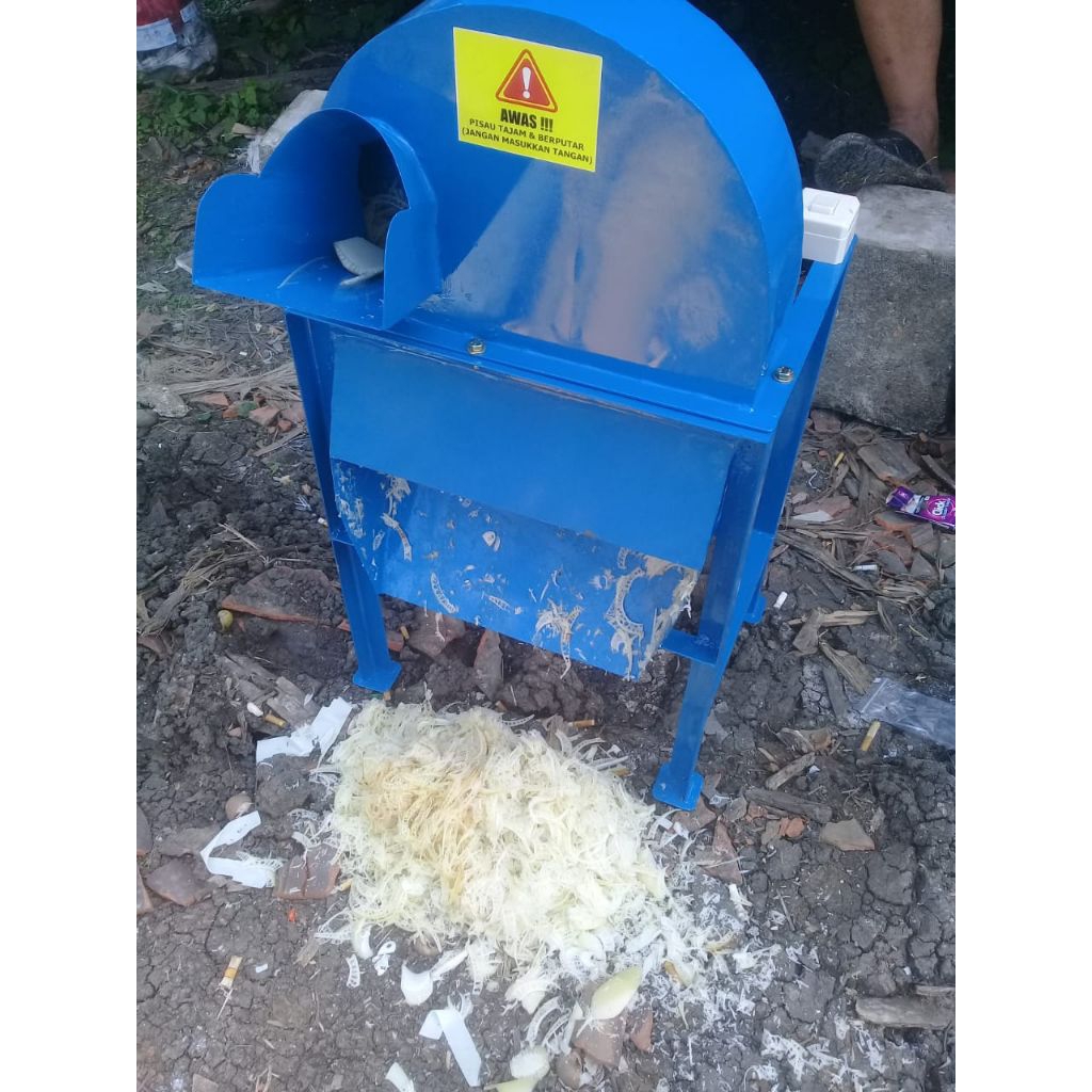 Mesin pencacah debog pisang rumput gajah odot