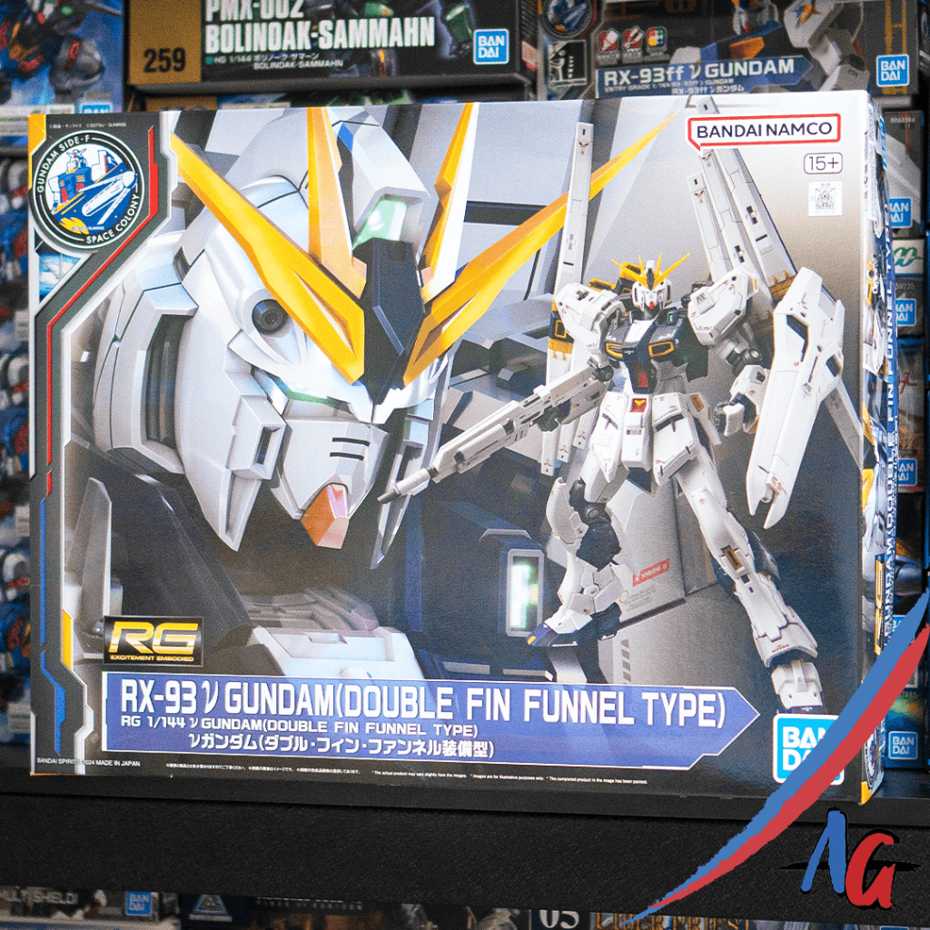 RG RX-93 V Nu Gundam Double Fin Funnel Type