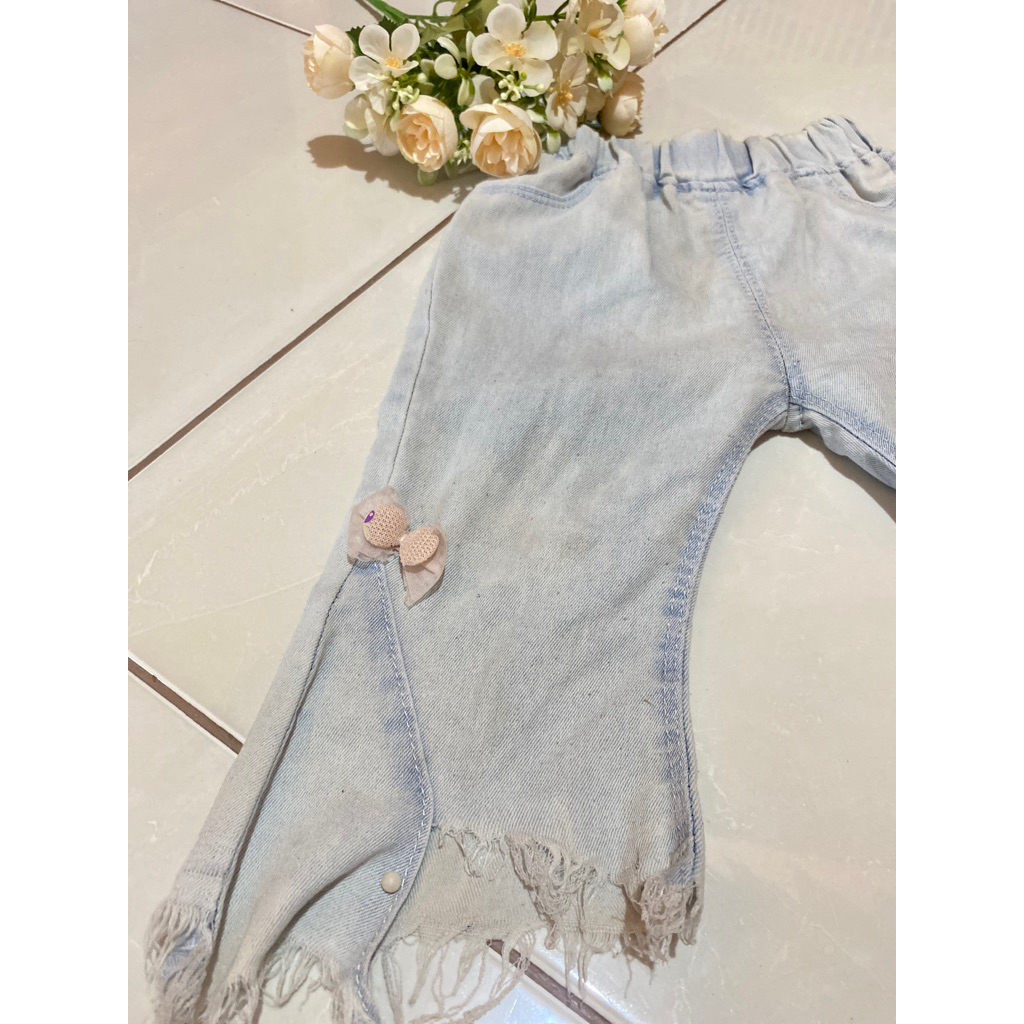 preloved celana anak cutbray rawis usia 1-2thn