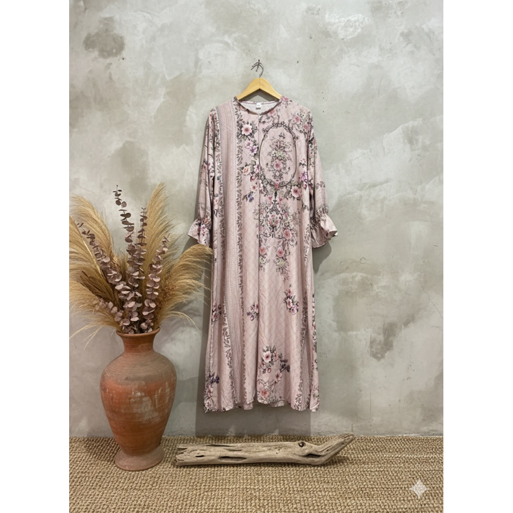 Gamis Rayon Namira Klambi ayu ld 120cm