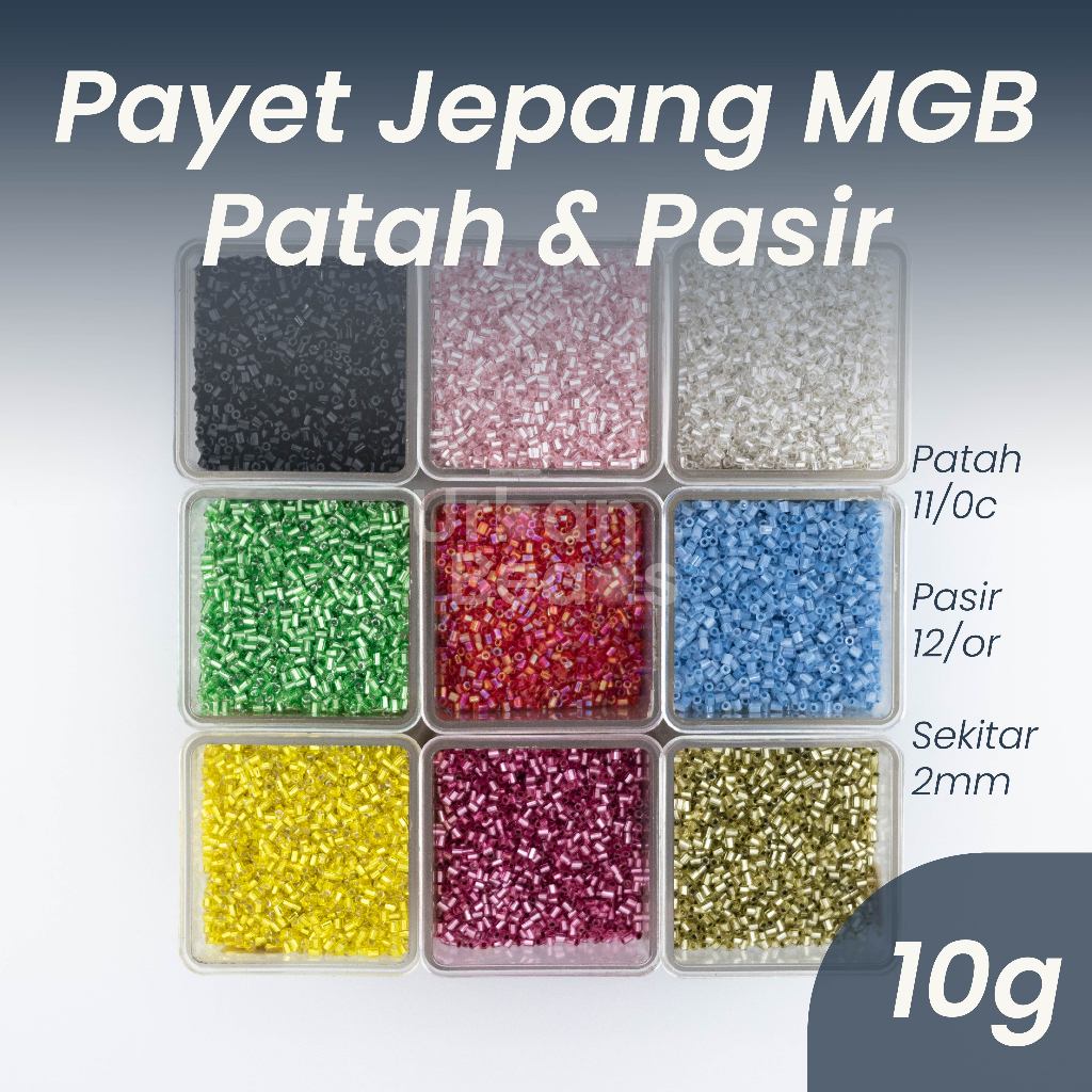 PART 1 [10gr] Payet Jepang MGB Original 10 Gram / Pasir MGB / Patah MGB / Manik MGB /  MGB Eceran