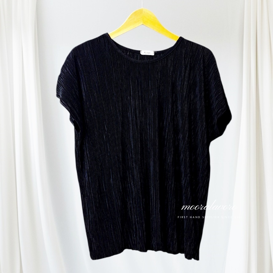 HOPE CLASSY COMFY PLEATS LOOSE TOP KOREAN STYLE READY BANGKOK PREMIUM COLLECTIONS BKK