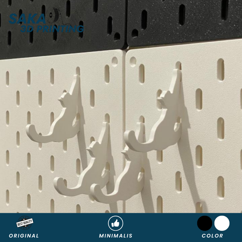 Cat Shape Hook Pegboard ikea skadis