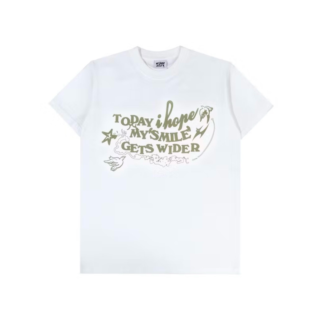 Hindia - Betty - T-Shirt Broken White Katun ukuran L