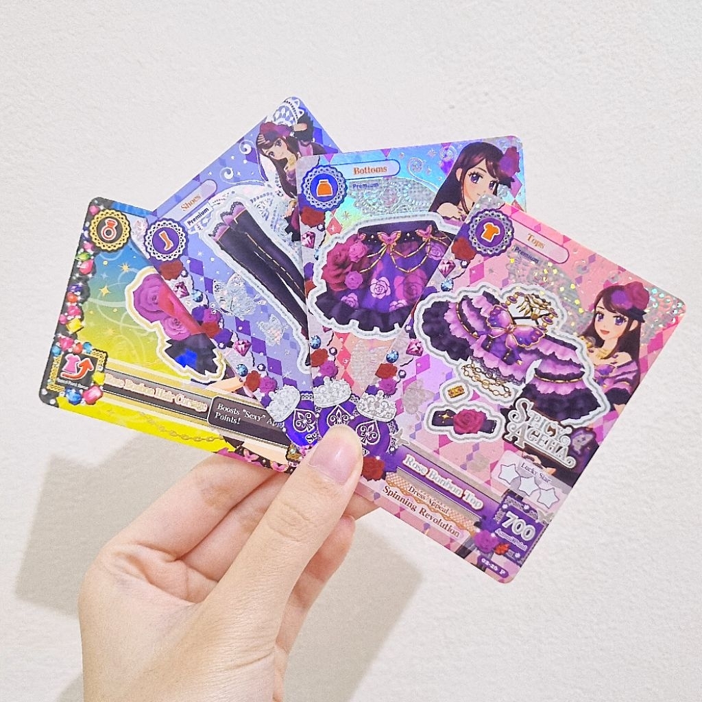 Aikatsu Card Kartu Premium Bonbon Ran Set Ori