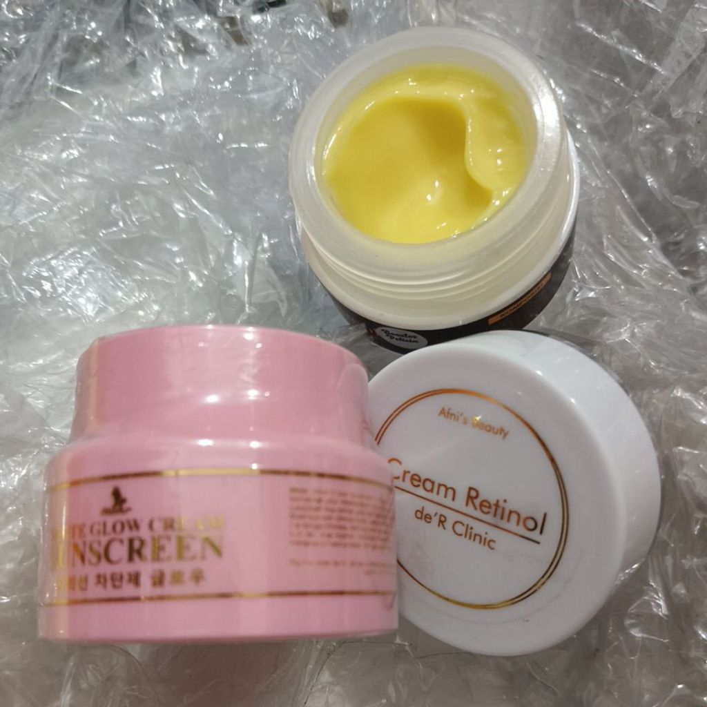 cream  salep pelicin wajah rclinic siang almaxi  dan malam rclinic dokter