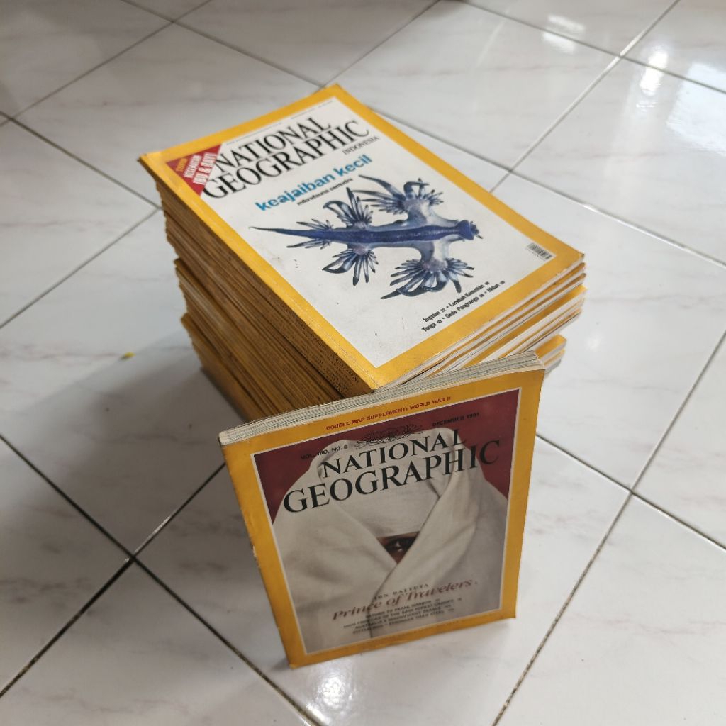 borongan majalah natgeo