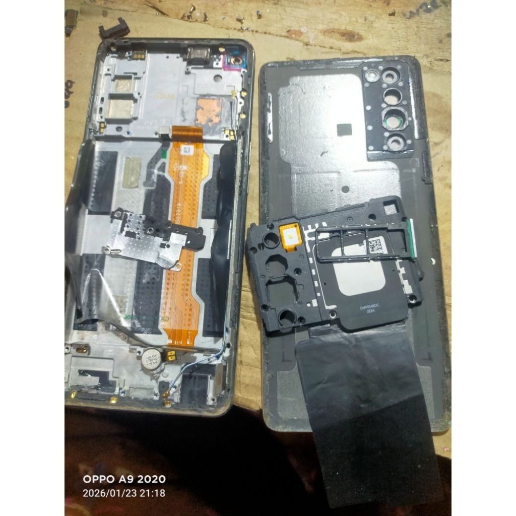 FRAME TATAKAN LCD _ BECDOR NL _ ANTENA NFC OPPO RENO 4 PRO ORIGINAL COPOTAN