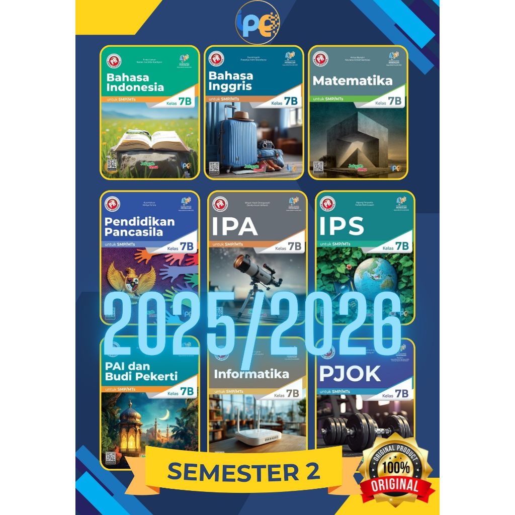 PEGANGAN GURU LKS/PR KELAS 7B PENERBIT INTAN PARIWARA TERBARU 2025-2026