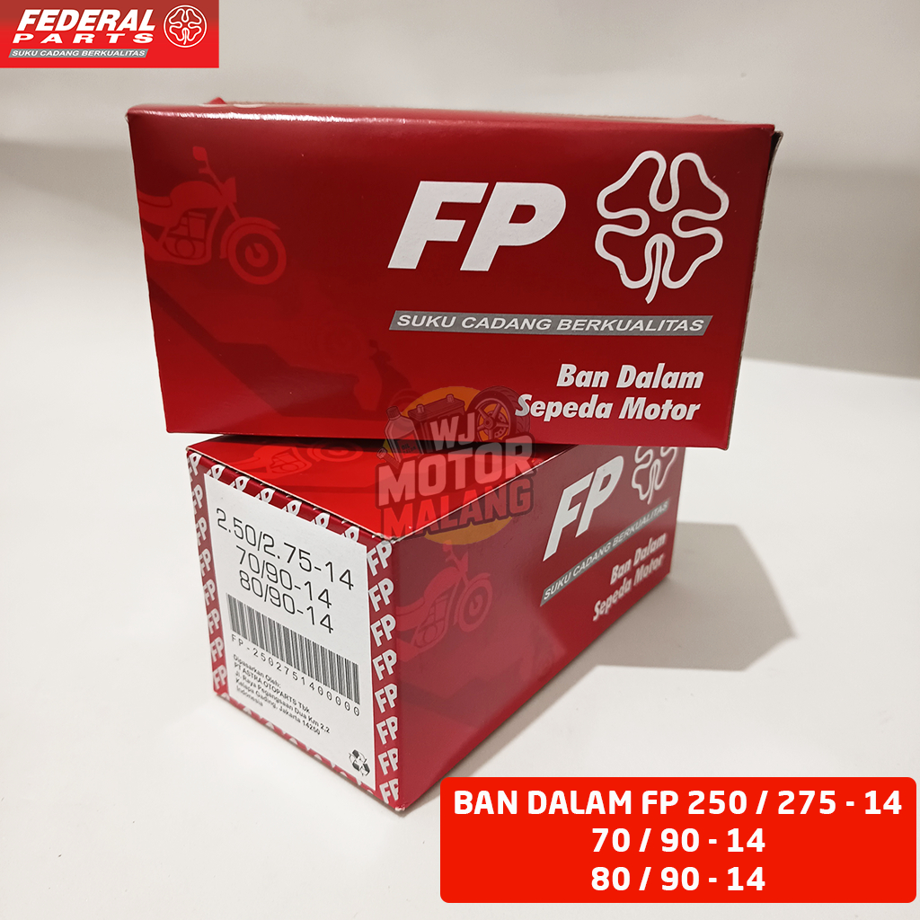 Ban Dalam FP Federal Parts UK 250/275 Ring 14 Ban Dalam Motor 70/90 - 14 & 80/90 - 14