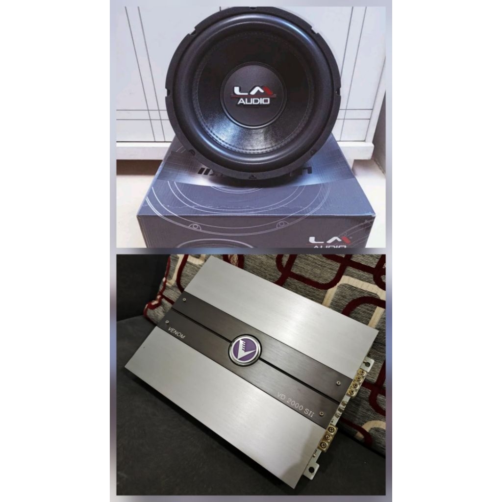 Paket horeg Subwoofer LM12DD plus Monoblock Venom VD2000Sii
