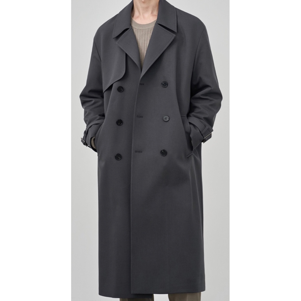 Coat Branded SPAO (Dark Grey, Baru) / Coat SPAO For Man / Coat Branded / Coat winter / Coat Cowok