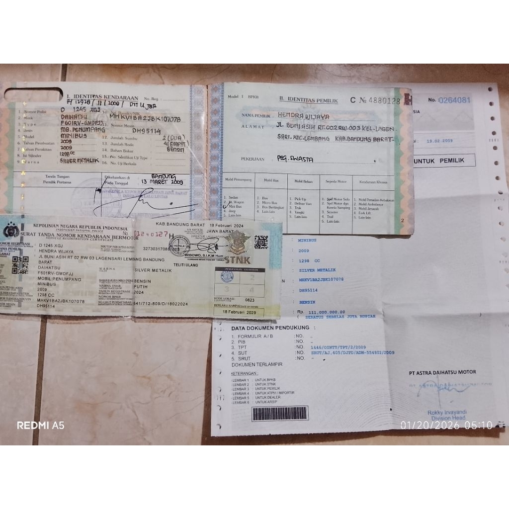 manual book xenia 2009