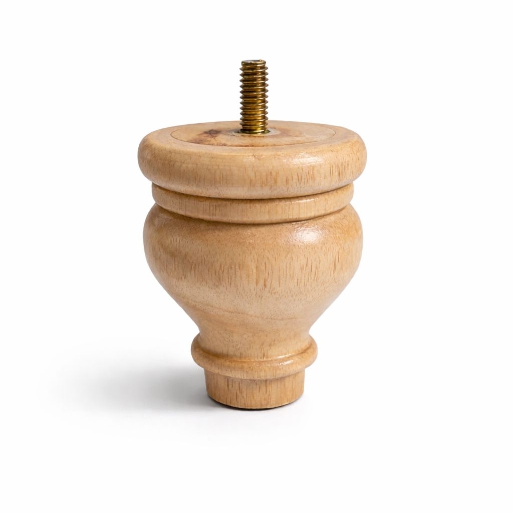 KAKI SOFA FURNITURE KAYU 10 CM – KAKI SOFA / MEJA / LEMARI MODEL BUBUT KLASIK