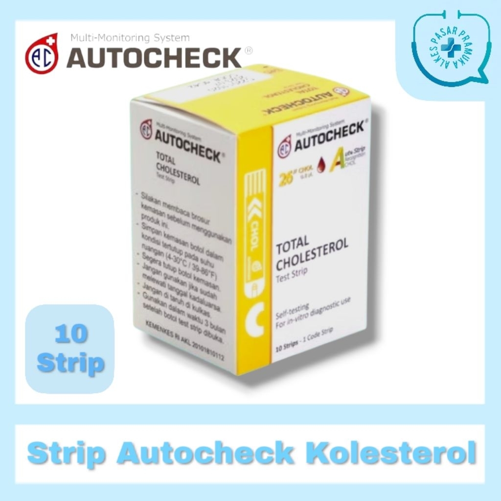 Alkes Pasar Pramuka Strip Autocheck Kolesterol  Isi Ulang Autocheck Kolesterol  Refill Autocheck Kol