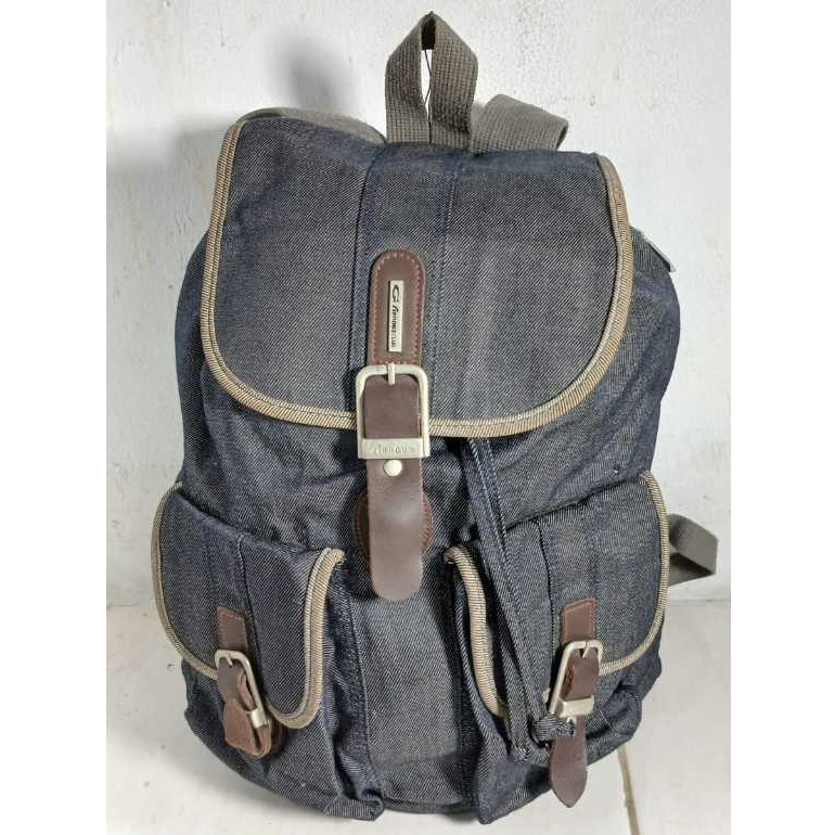 Tas Ransel Denim Genova Club