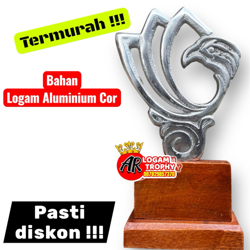 COD Trophy Piala Siluet Burung Garuda Murah
