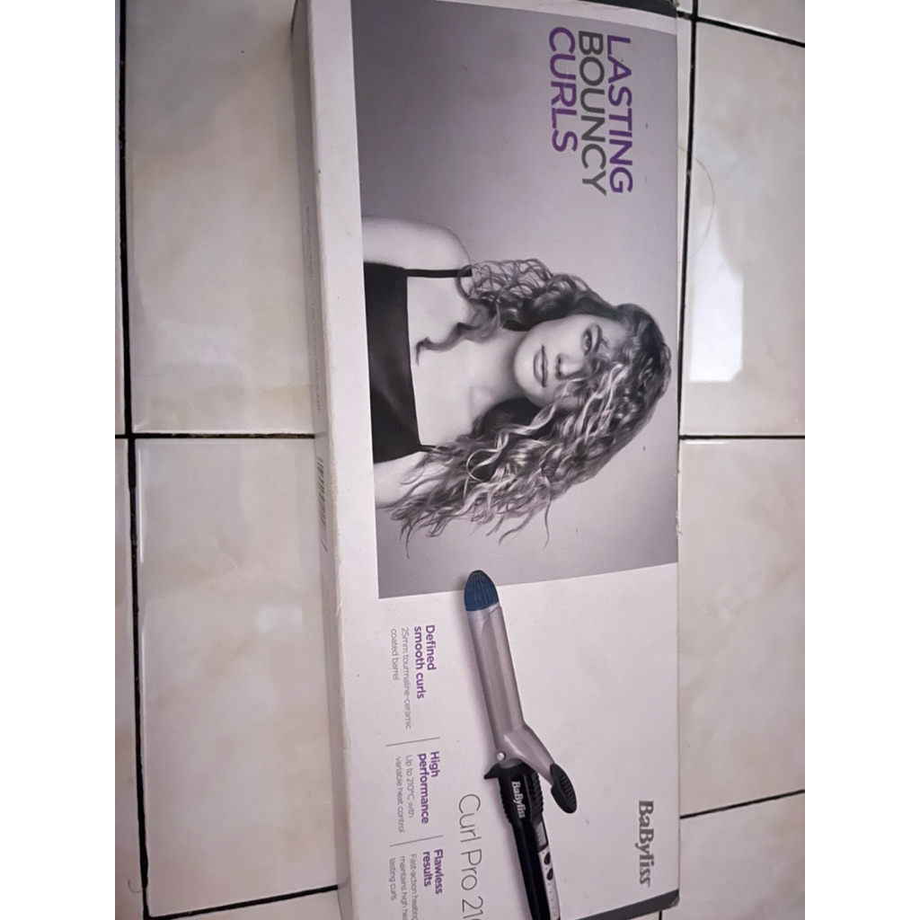 PRELOVED JUAL RUGI CATOKAN CURLY BABYLISS 25mm CURL PRO 210 25 MM