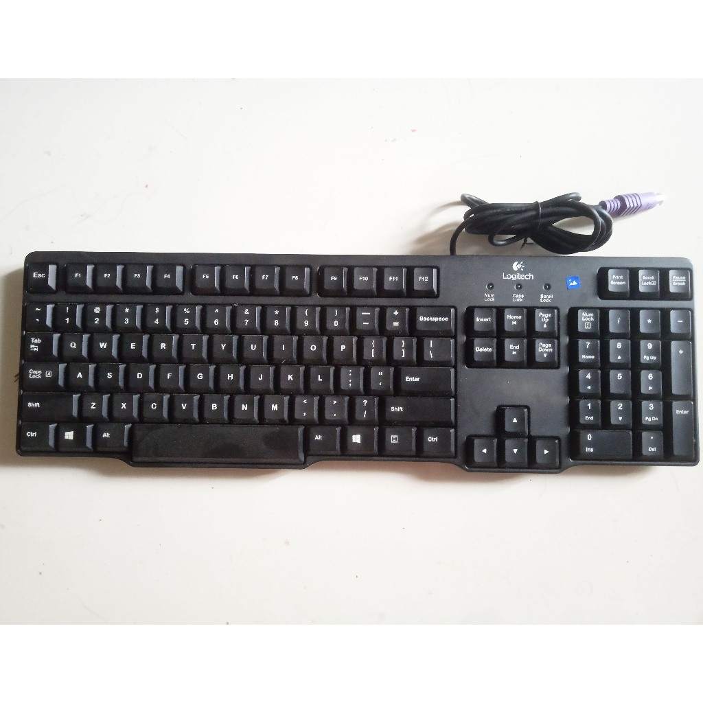 Keyboard Logitech K100. PS2. Second
