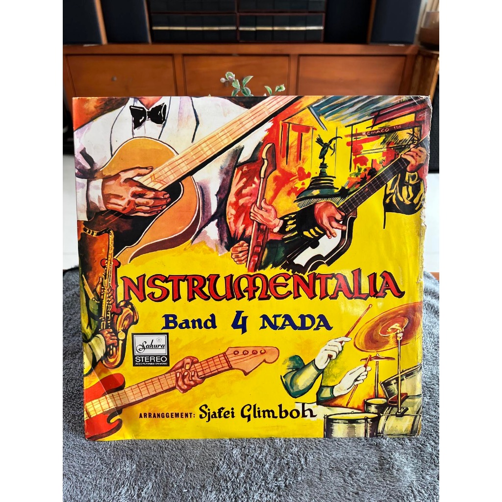 Vinyl Band 4 Nada – Instrumentalia Arr. Sjafei Glimboh / Piringan Hitam Band 4 Nada – Instrumentalia