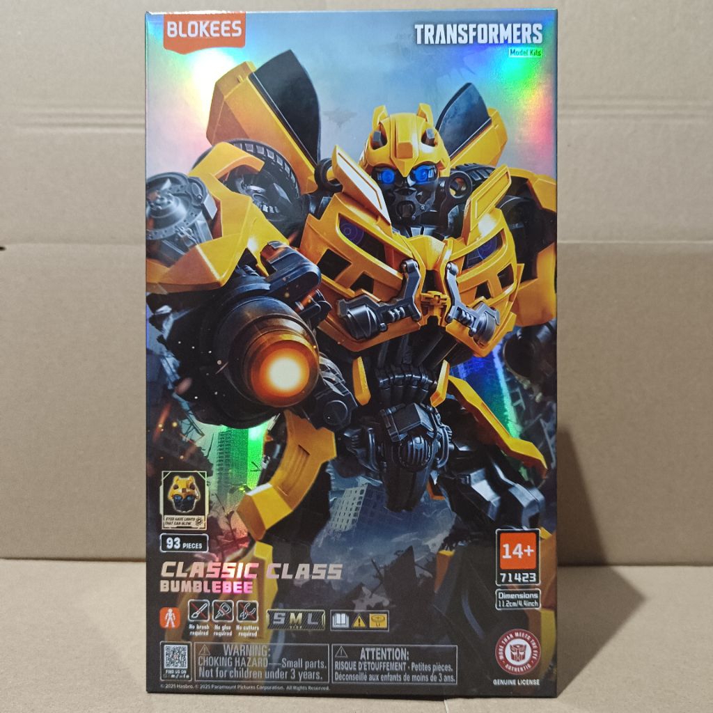 Blokees Transformers CC23 Movie 3 Classic Class Bumblebee - Action Figure Mainan Robot Original
