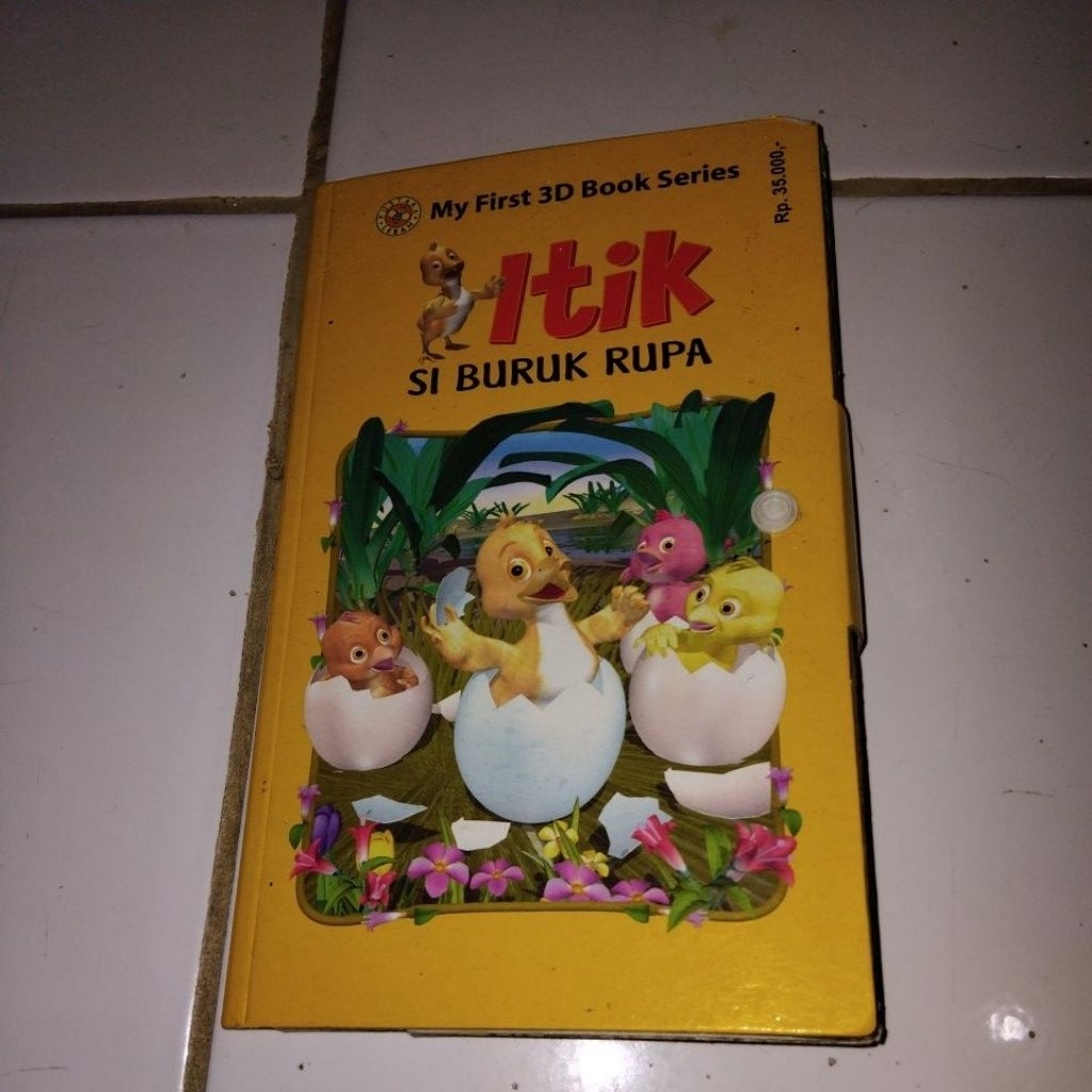 buku anak my first 3d book series itik si buruk rupa