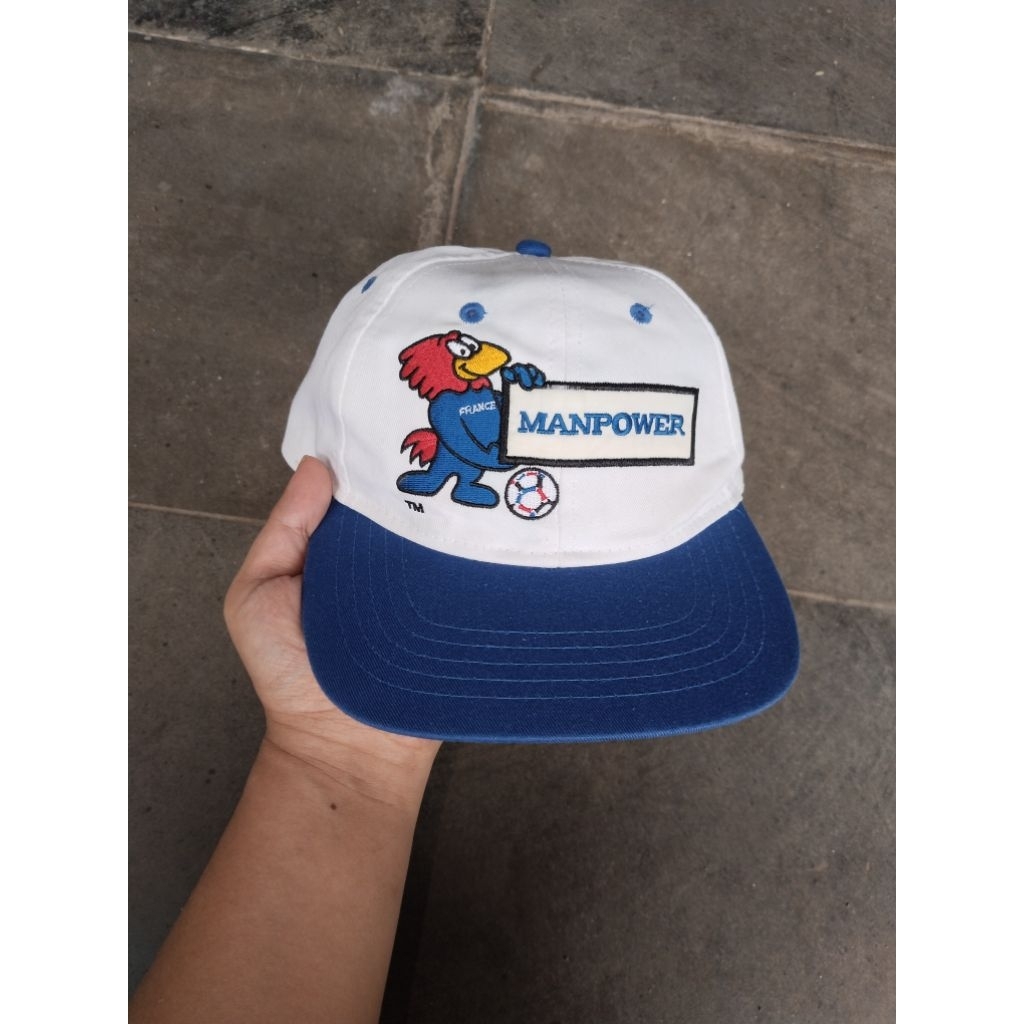 Topi Twotone Manpower Vintage