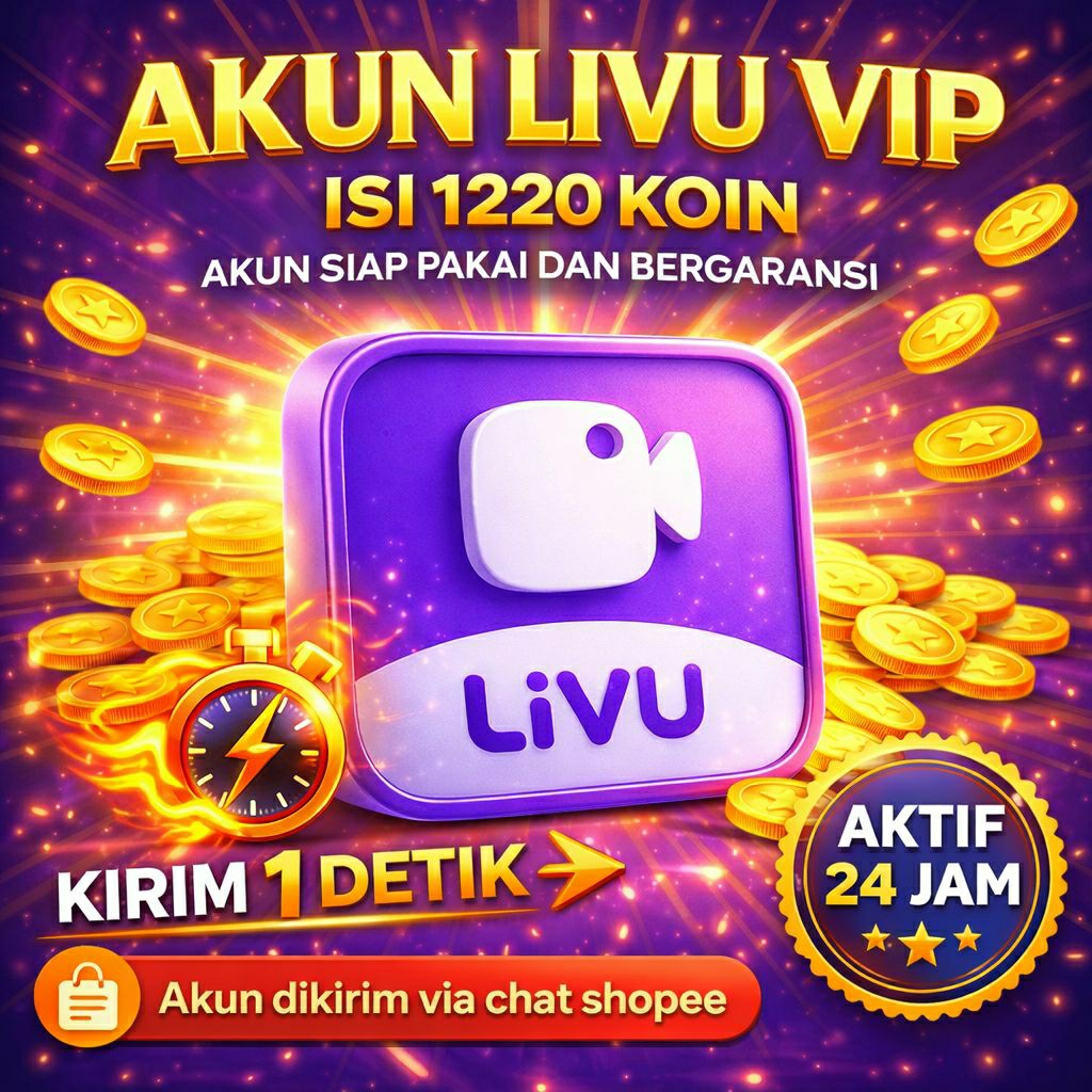 Akun LivU VIP Gratis 1220 Koin Akun Siap digunakan Murah - Proses Kirim 1 Detik - Admin Aktif 24 Jam