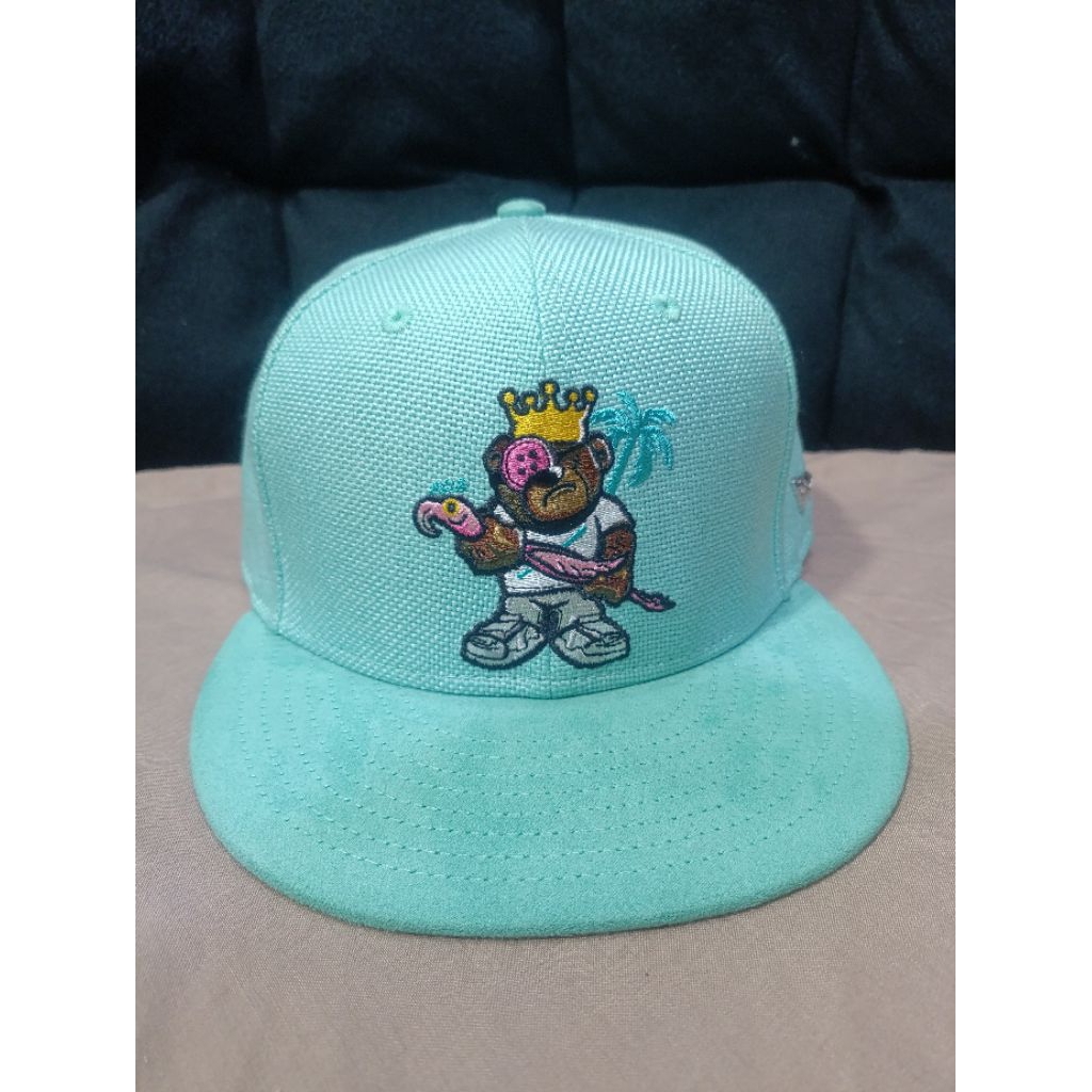 Topi New Era X Justfitted Berlin Flamingo Vol.2 Size 7 3/8 True Not Pin ORIGINAL 100%