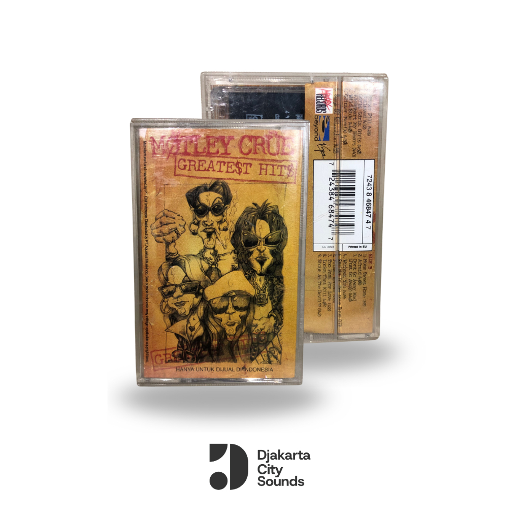 Kaset Pita Motley Crue - Greatest Hits