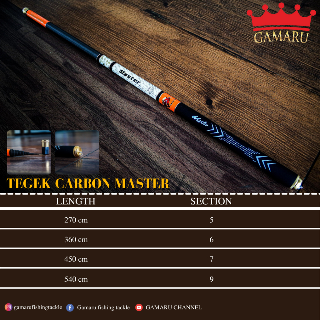 JORAN TEGEK KING CATFISH MASTER 270 360 450 540 carbon ( original )