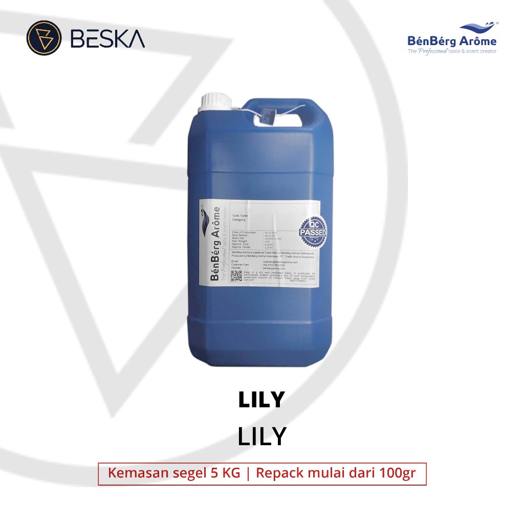 LILY - BENBERG LAUNDRY | REPACK BIBIT PARFUM MURNI