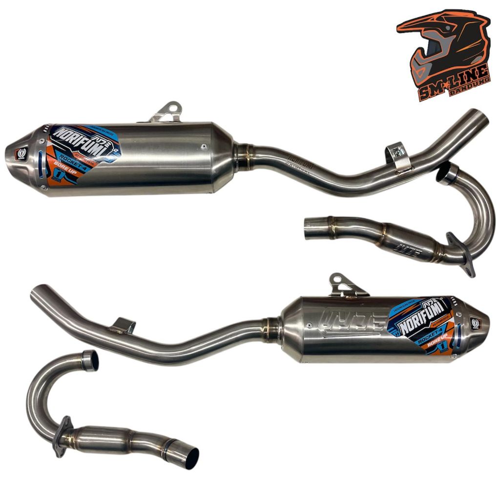 Knalpot Norifumi Rocket 4 Bore up KLX140 Knalpot Rocket 4 KLX140 Bore Up
