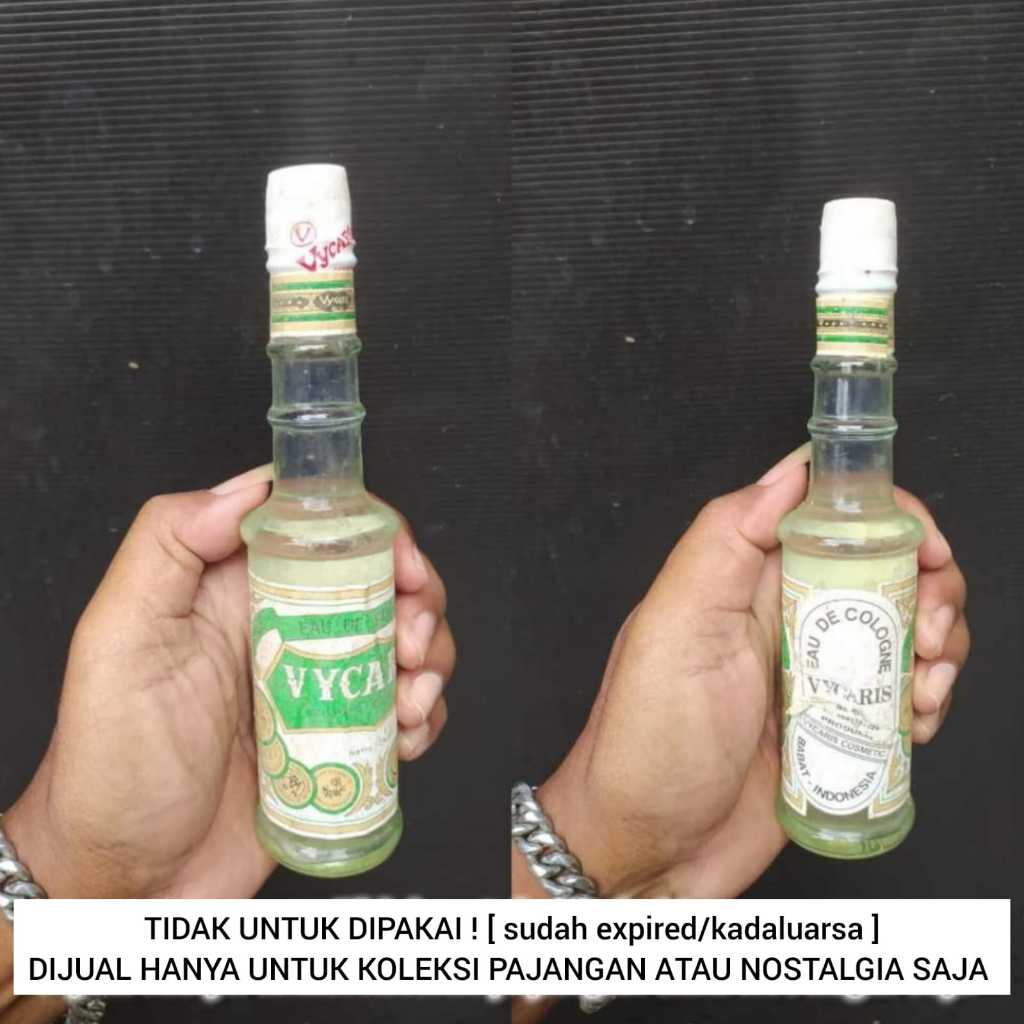 [ TIDAK UNTUK DIPAKAI ] KOLEKSI PRODUK JADUL TAHUN 90AN VYCARIS COLOGNE HANYA UNTUK PAJANGAN SAJA