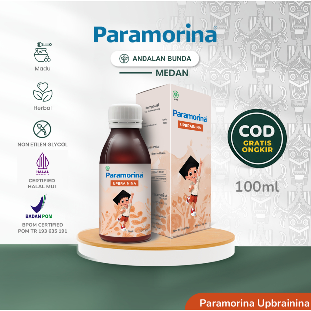Paramorina Upbrainina - Madu Herbal Membantu Anak Cepat Bicara dan Kecerdasan