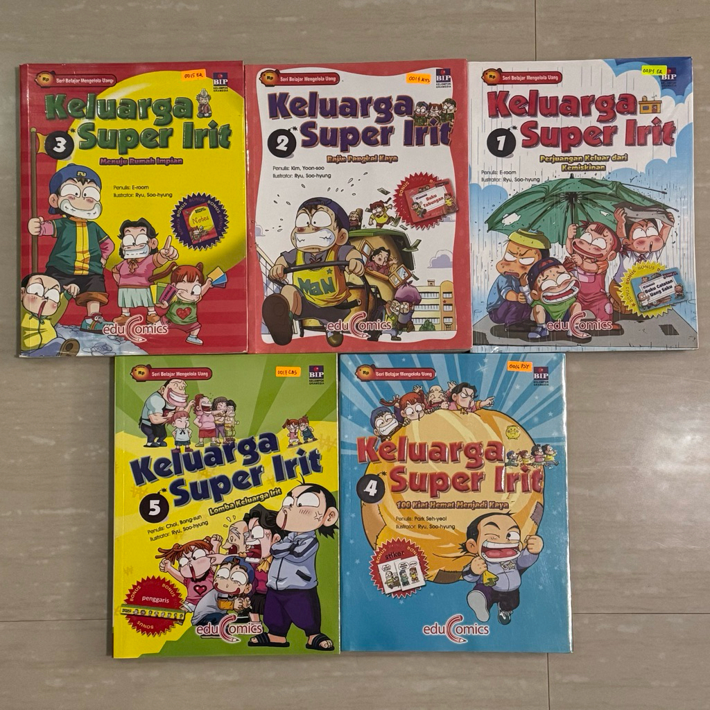 Buku Komik Preloved “Keluarga Super Irit” Series - Choi, Bong-sun
