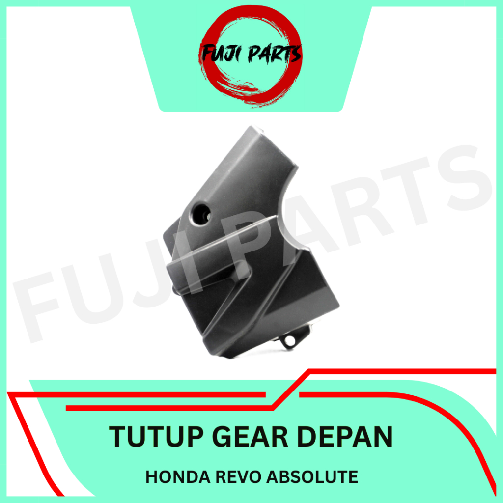 FUJI-PARTS/TUTUP-GEAR-GIGI-DEPAN/COVER/MOTOR/HONDA/REVO-ABSOLUT/ABSOLUTE/HITAM/GRADE-ORI