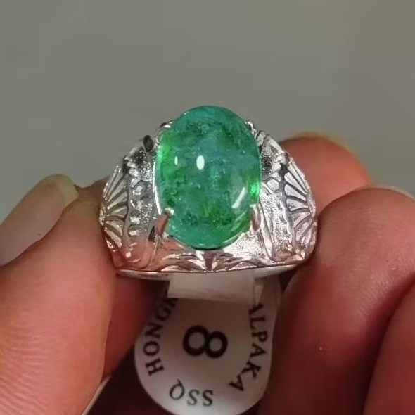 Batu Cincin Zamrud Colombia Catam Top Colour Hot Kristal High Quality
