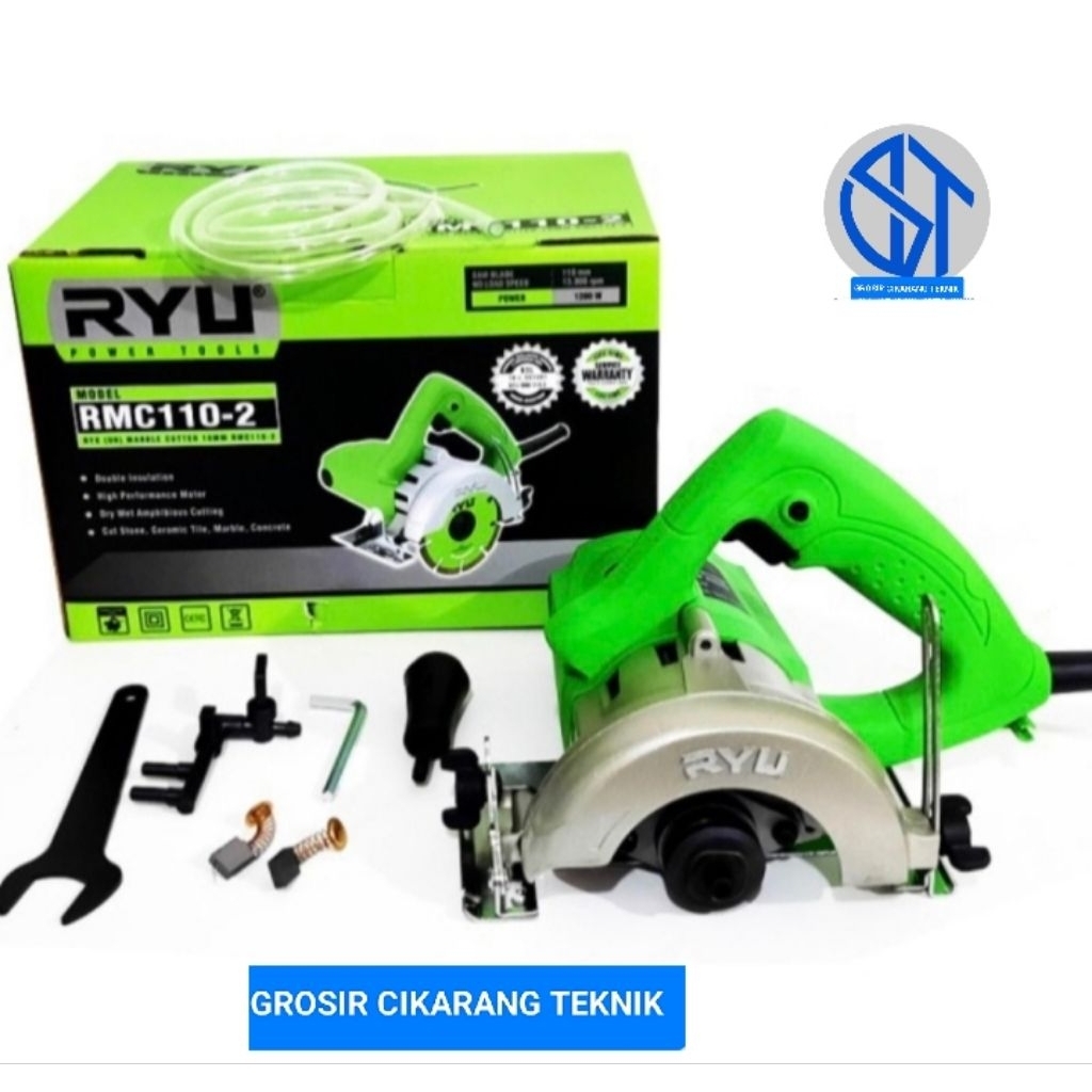 mesin potong keramik granit marmer RYU RMC110-2 MARBLE CUTTER
