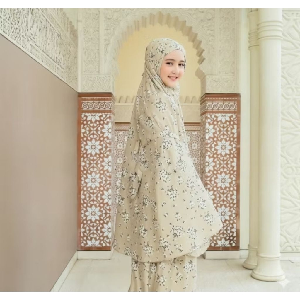 Mukena Katun Bali max umur 10-11 th