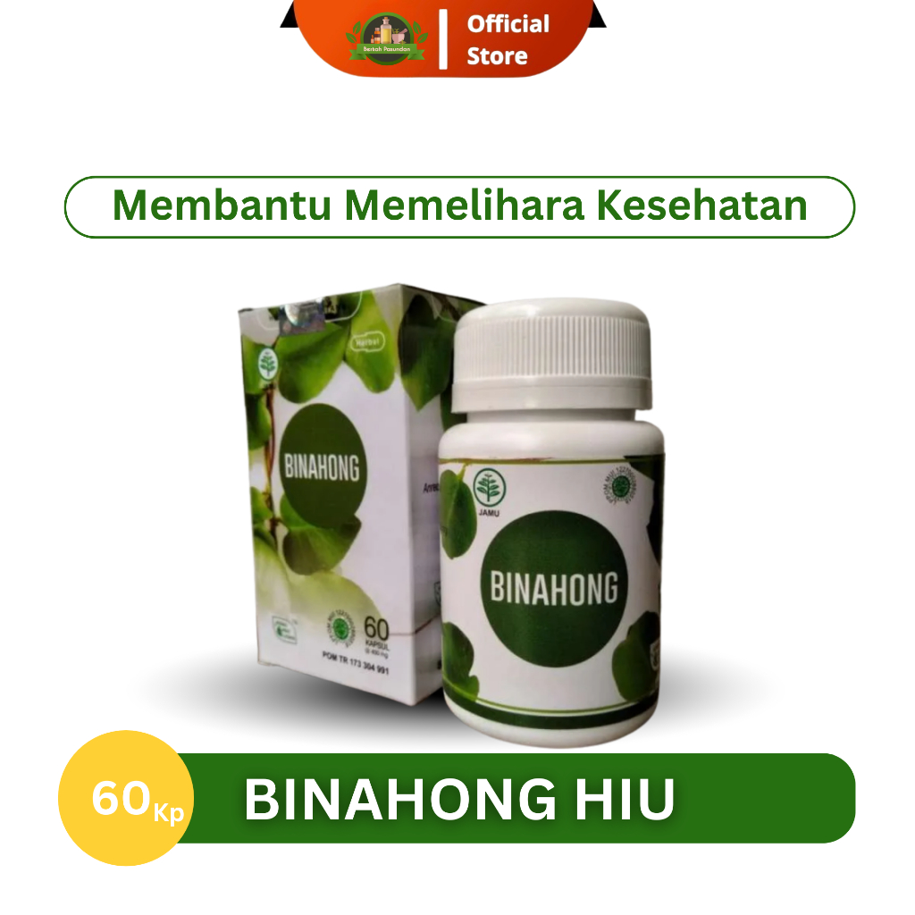Kapsul Daun Binahong 60kp Hiu Obat Patah Tulang Penyembuhan Luka