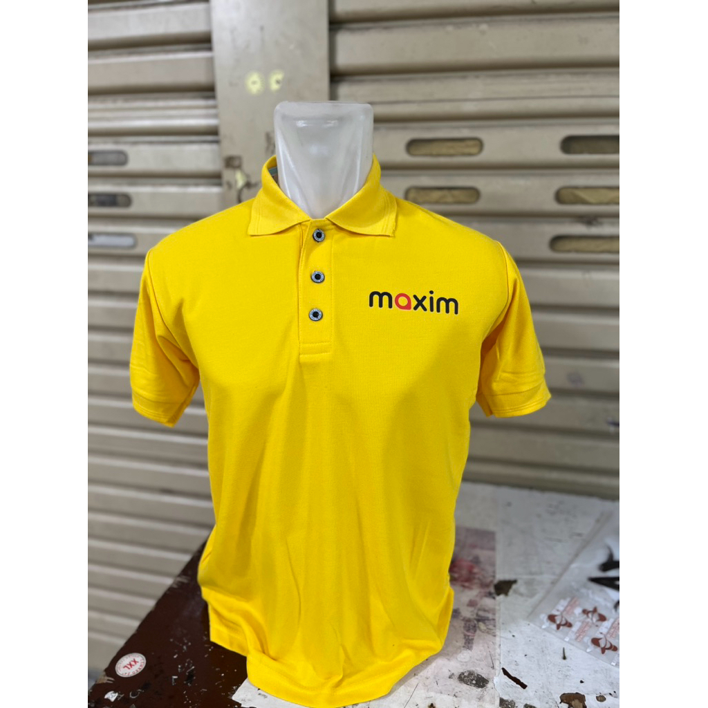 custom kaos kerah maxim transportasi FREE NAMA