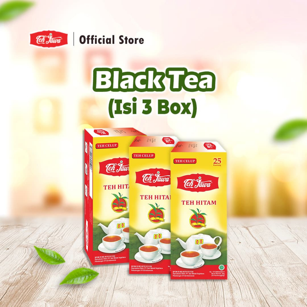 [Paket 3] Teh Jawa SMD Black Tea Celup isi 25