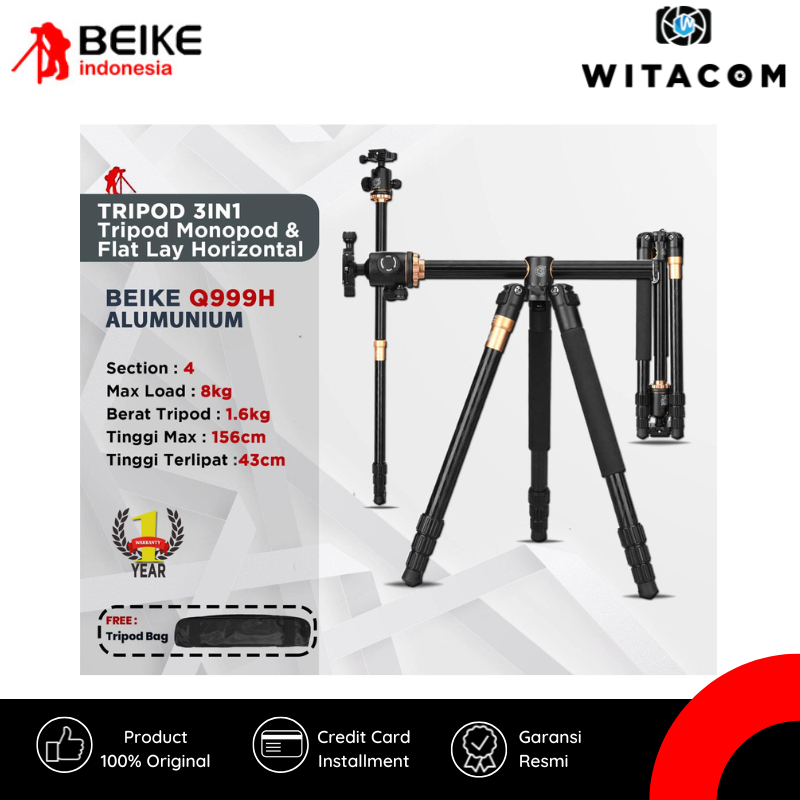 Beike Tripod Monopod Q999H